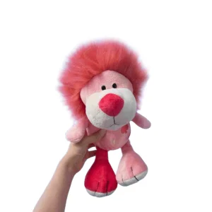 Peluche León Rosa