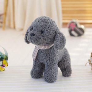 Peluche Perro Gris
