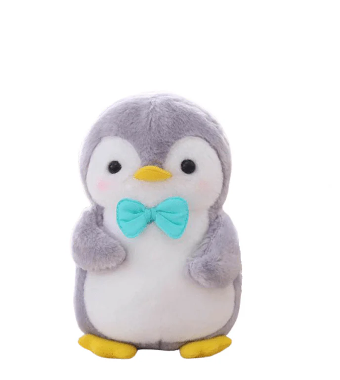 Peluche Pinguino Gris