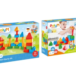 Bloques de Construcción Flexibles Set Arquitectura 30 Piezas