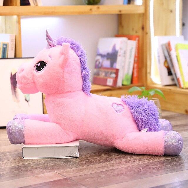 Peluche Unicornio Rosa Grande - Imagen 2