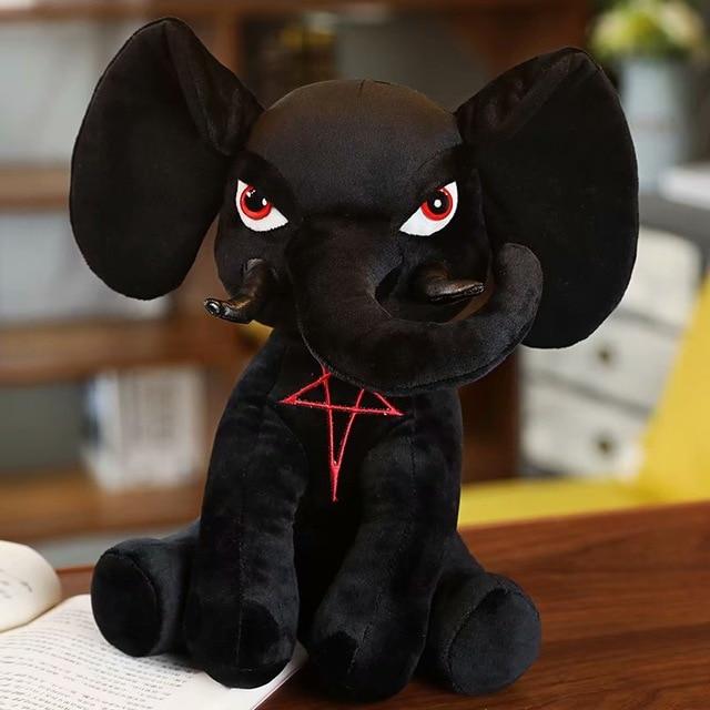 Peluche Elefante Negro - Imagen 2