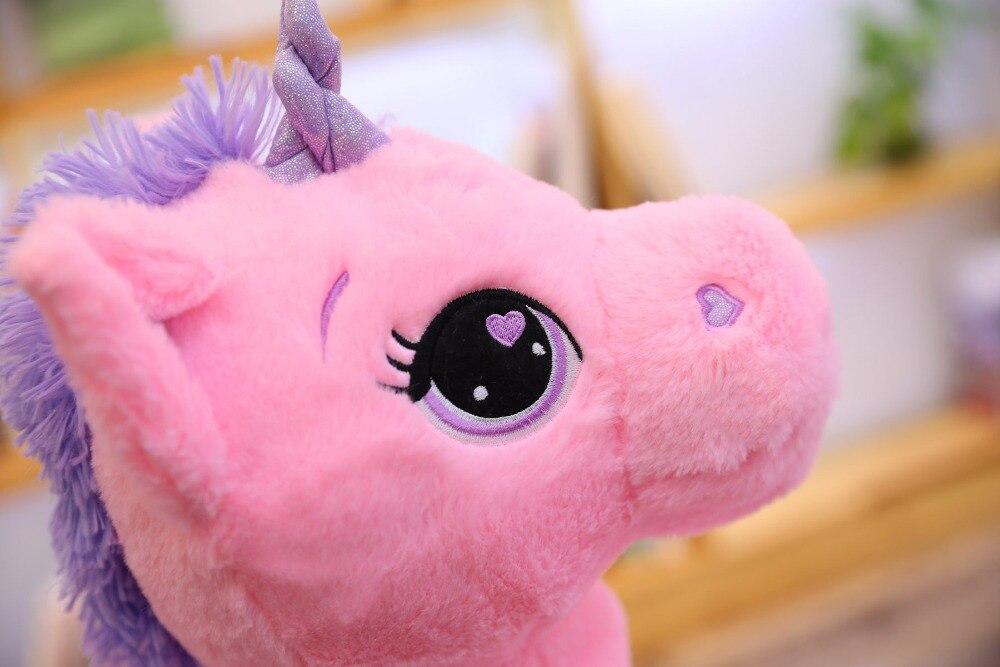 Peluche Unicornio Rosa Grande - Imagen 3