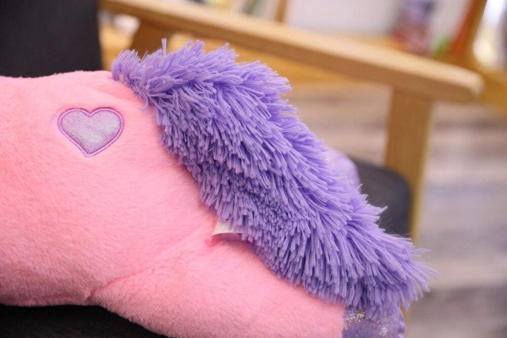 Peluche Unicornio Rosa Grande - Imagen 4