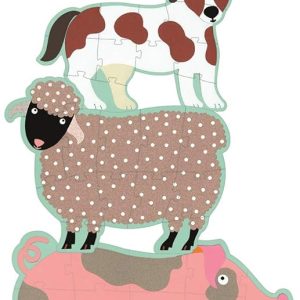 6 Puzzles Progresivos Honore & Friends 9 a 15 piezas