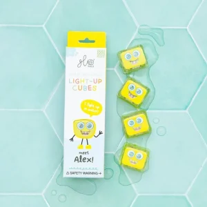 Set de 4 cubos luminosos activados por agua