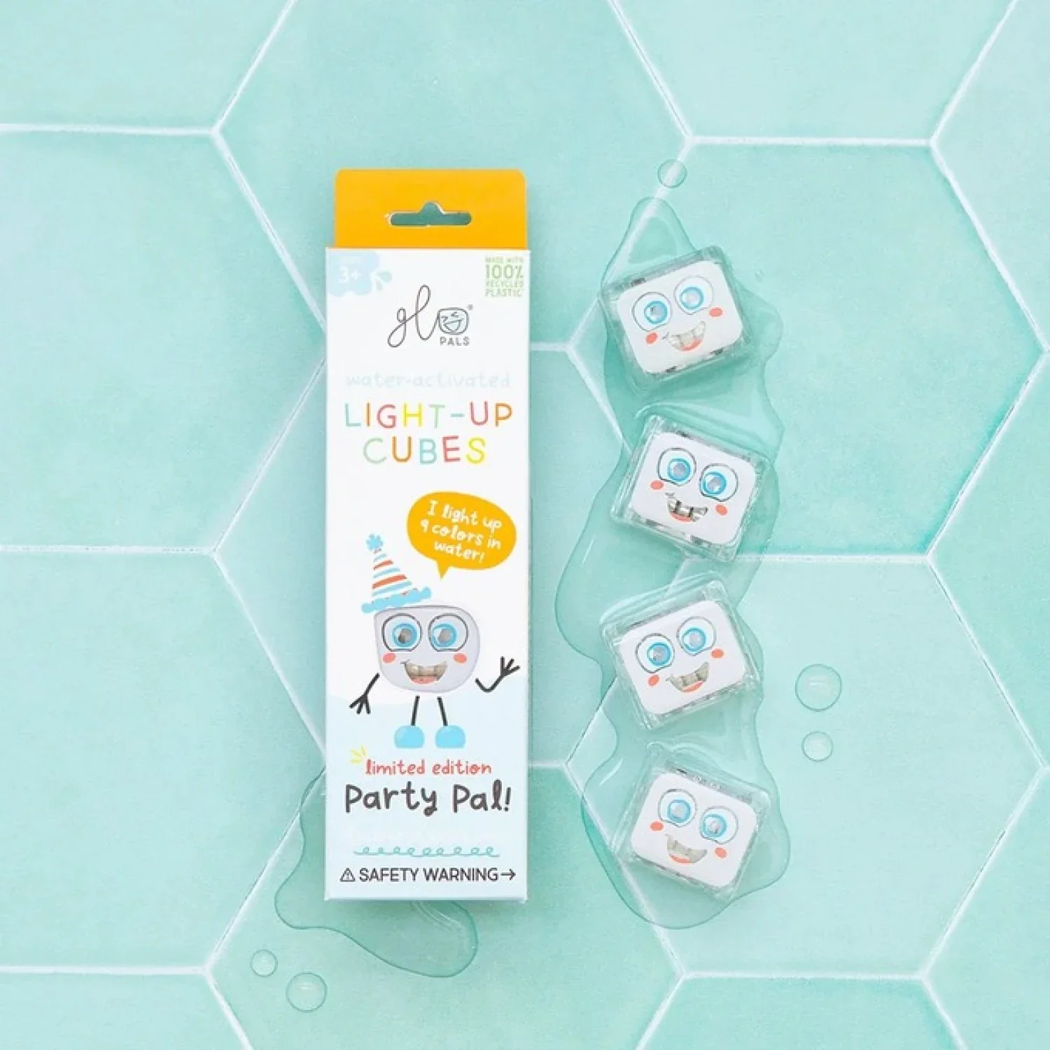 Set de 4 cubos luminosos activados por agua - Imagen 6