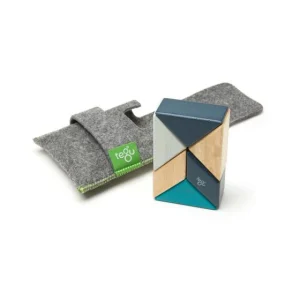 Tegu Blues Bolsillo Bloques Magnéticos de Madera